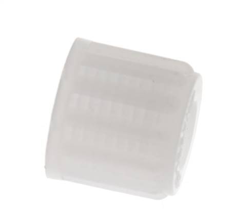 8x6mm (M14x1.5) PVDF Überwurfmutter gerändelt [5 Stück]