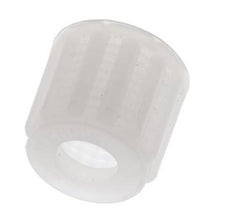 8x6mm (M14x1.5) PVDF Überwurfmutter gerändelt [5 Stück]