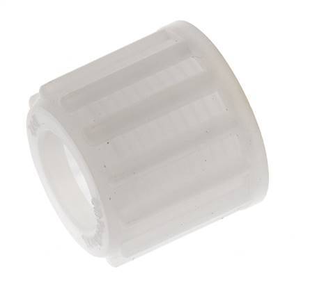 12x10mm (M18x1,5) PVDF Überwurfmutter gerändelt [2 Stück]