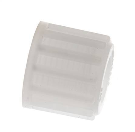 12x10mm (M18x1,5) PVDF Überwurfmutter gerändelt [2 Stück]