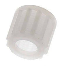 12x10mm (M18x1,5) PVDF Überwurfmutter gerändelt [2 Stück]