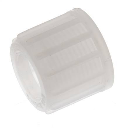 14x12mm (M20x1.5) PVDF Überwurfmutter gerändelt [2 Stück]