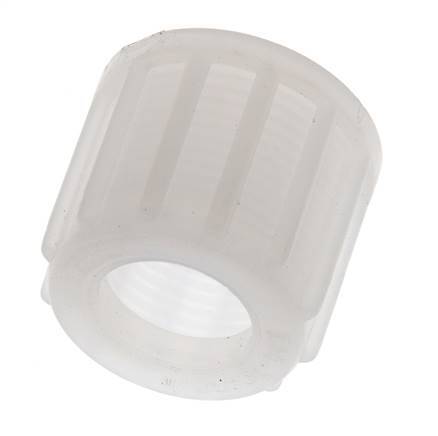 14x12mm (M20x1.5) PVDF Überwurfmutter gerändelt [2 Stück]
