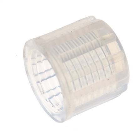 8x6mm (M14x1,5) PFA-Überwurfmutter gerändelt [2 Stück]