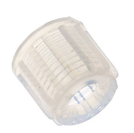 8x6mm (M14x1,5) PFA-Überwurfmutter gerändelt [2 Stück]