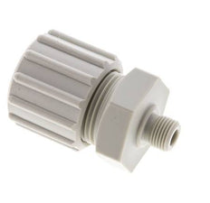 15x9mm & G1/8'' PP Straight Compression Fitting with Male Threads 10 bar PVC and PA