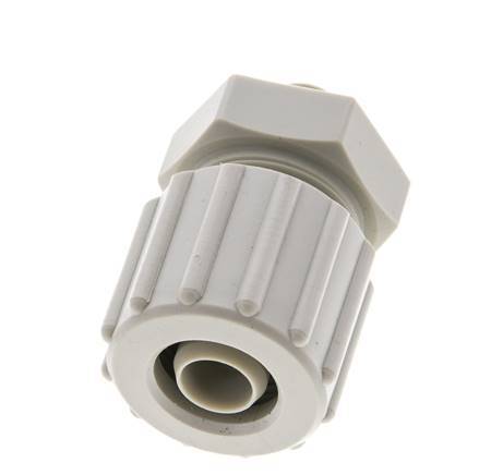 15x9mm & G1/8'' PP Straight Compression Fitting with Male Threads 10 bar PVC and PA