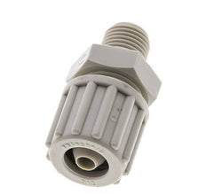 12x6mm & G1/4'' PP Straight Compression Fitting with Male Threads 10 bar PVC and PA