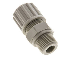 12x6mm & G3/8'' PP Straight Compression Fitting with Male Threads 10 bar PVC and PA