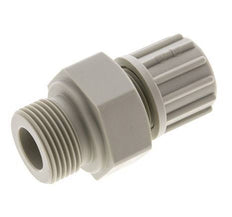 16x10mm & G3/4'' PP Straight Compression Fitting with Male Threads 10 bar PVC and PA