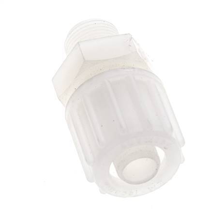 16x10mm & G3/8'' PVDF Straight Compression Fitting with Male Threads 10 bar PVC and PA