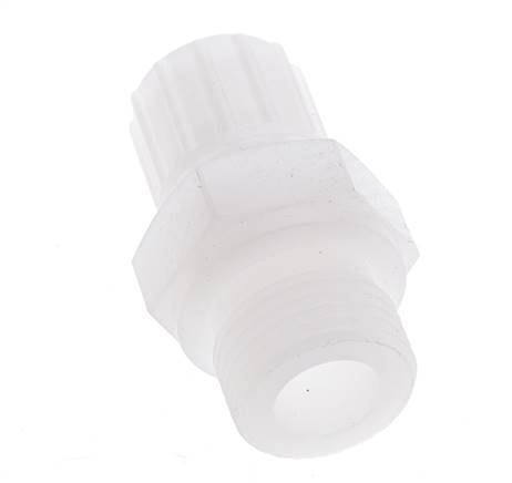 10x4mm & G1/2'' PVDF Straight Compression Fitting with Male Threads 10 bar PVC and PA