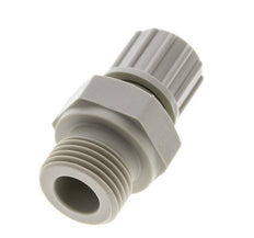 20x13mm & G3/4'' PVDF Straight Compression Fitting with Male Threads 10 bar PVC and PA