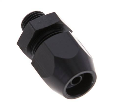 10x4mm & G1/8'' Aluminum Straight Compression Fitting with Male Threads 10 bar PVC and PA [2 Pieces]