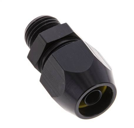 12x6mm & G1/4'' Aluminum Straight Compression Fitting with Male Threads 10 bar PVC and PA [2 Pieces]