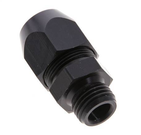 12x6mm & G1/4'' Aluminum Straight Compression Fitting with Male Threads 10 bar PVC and PA [2 Pieces]