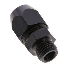12x6mm & G1/4'' Aluminum Straight Compression Fitting with Male Threads 10 bar PVC and PA [2 Pieces]