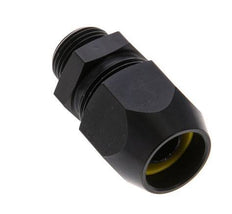 16x10mm & G3/8'' Aluminum Straight Compression Fitting with Male Threads 10 bar PVC and PA [2 Pieces]