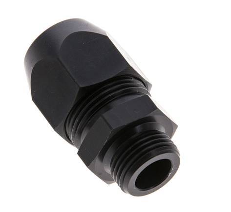 16x10mm & G3/8'' Aluminum Straight Compression Fitting with Male Threads 10 bar PVC and PA [2 Pieces]
