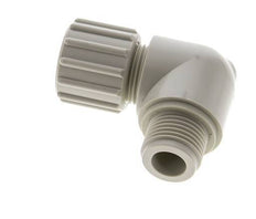 15x9mm & G1/2'' PP Elbow Compression Fitting with Male Threads 10 bar PVC and PA