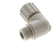 15x9mm & G1/2'' PP Elbow Compression Fitting with Male Threads 10 bar PVC and PA