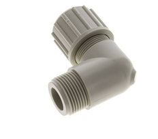 15x9mm & G1/8'' PVDF Elbow Compression Fitting with Male Threads 10 bar PVC and PA