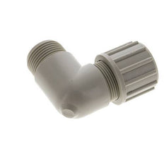 15x9mm & G3/8'' PVDF Elbow Compression Fitting with Male Threads 10 bar PVC and PA
