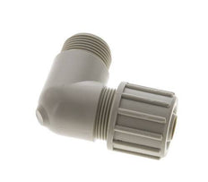 12x6mm & G1/4'' PVDF Elbow Compression Fitting with Male Threads 10 bar PVC and PA