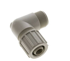 12x6mm & G3/8'' PVDF Elbow Compression Fitting with Male Threads 10 bar PVC and PA