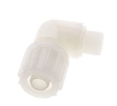 20x13mm & G1/2'' PVDF Elbow Compression Fitting with Male Threads 10 bar PVC and PA