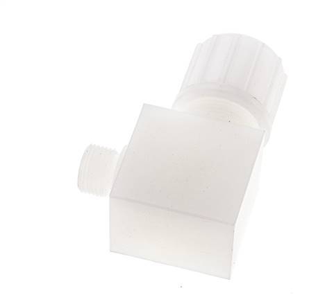 20x13mm & G1/2'' PVDF Elbow Compression Fitting with Male Threads 10 bar PVC and PA