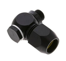 15x9mm & G1/4'' Aluminum Elbow Compression Fitting with Male Threads 10 bar PVC and PA