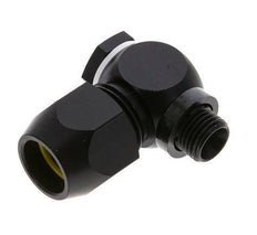 15x9mm & G1/4'' Aluminum Elbow Compression Fitting with Male Threads 10 bar PVC and PA