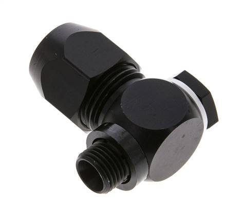 15x9mm & G1/4'' Aluminum Elbow Compression Fitting with Male Threads 10 bar PVC and PA