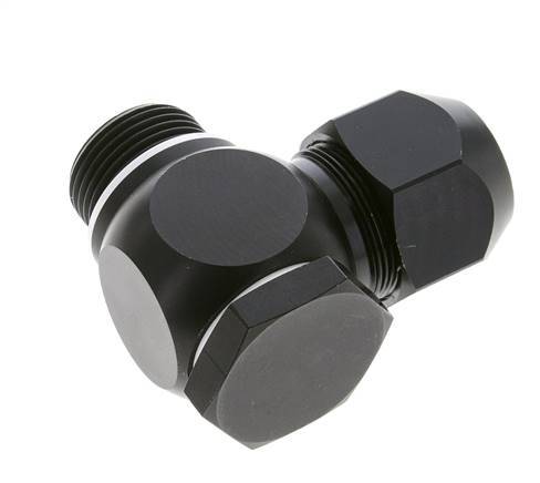 26x19mm & G1'' Aluminum Elbow Compression Fitting with Male Threads 10 bar PVC and PA