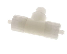 10x4mm & G1/4'' PVDF T-Shape T-Kompressionsfitting mit Außengewinde 10 bar PVC und PA