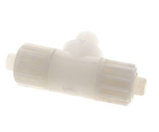 16x10mm & G3/8'' PVDF T-Shape T-Kompressionsfitting mit Aussengewinde 10 bar PVC und PA