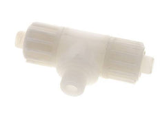 16x10mm & G3/8'' PVDF T-Shape T-Kompressionsfitting mit Aussengewinde 10 bar PVC und PA