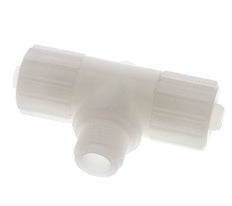 15x9mm & G1/2'' PVDF T-Shape T-Kompressionsfitting mit Aussengewinde 10 bar PVC und PA