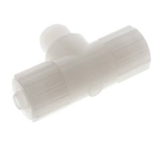 15x9mm & G1/2'' PVDF T-Shape T-Kompressionsfitting mit Aussengewinde 10 bar PVC und PA