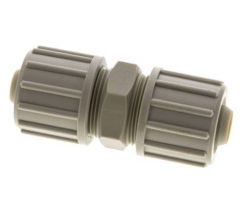 20x13mm PP Straight Compression Fitting 10 bar PVC and PA