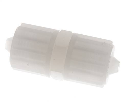 12x6mm PVDF Gerade Klemmverschraubung 10 bar PVC und PA