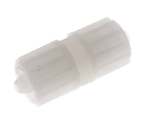 12x6mm PVDF Gerade Klemmverschraubung 10 bar PVC und PA