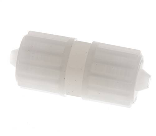 12x6mm PVDF Gerade Klemmverschraubung 10 bar PVC und PA