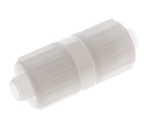 20x13mm PVDF Druckverschraubung gerade 10 bar PVC und PA