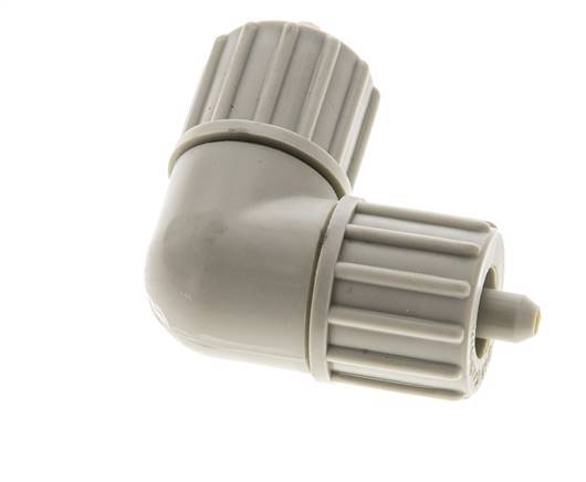 10x4mm PP-Winkel-Druckverschraubung 10 bar PVC und PA