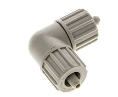 10x4mm PP-Winkel-Druckverschraubung 10 bar PVC und PA