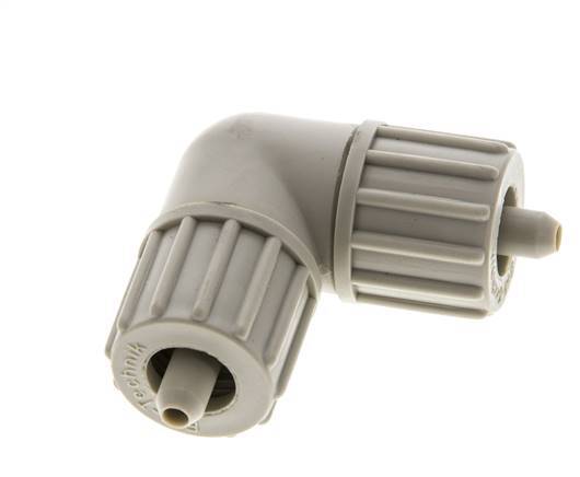 10x4mm PP-Winkel-Druckverschraubung 10 bar PVC und PA