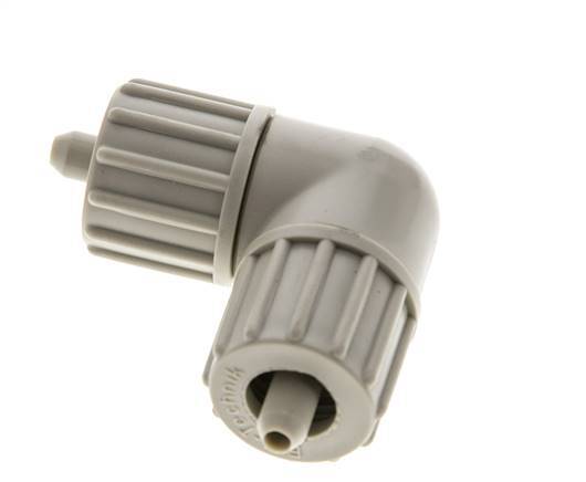 10x4mm PP-Winkel-Druckverschraubung 10 bar PVC und PA