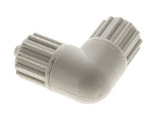 12x6mm PP-Winkel-Druckverschraubung 10 bar PVC und PA